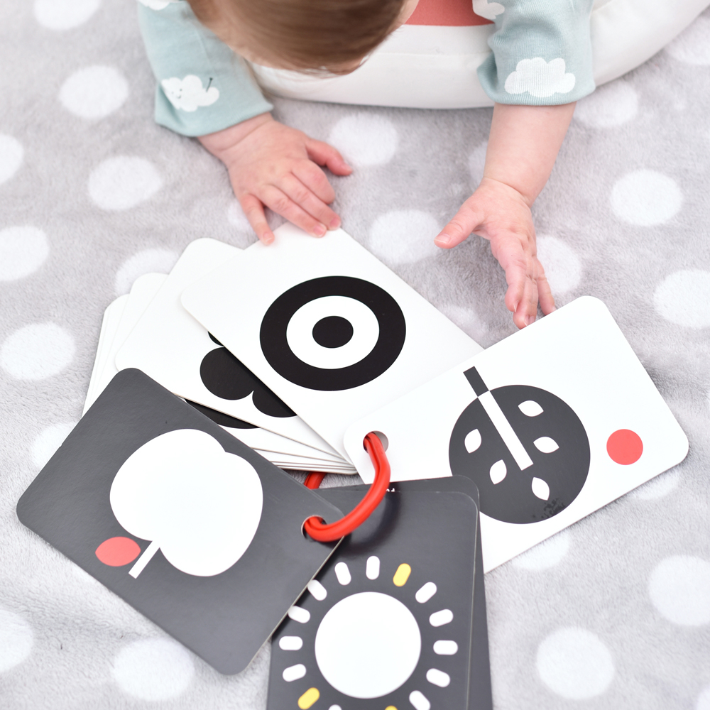 Czuczu Karty Kontrastowe na Kółeczku 0m+ dla Niemowląt