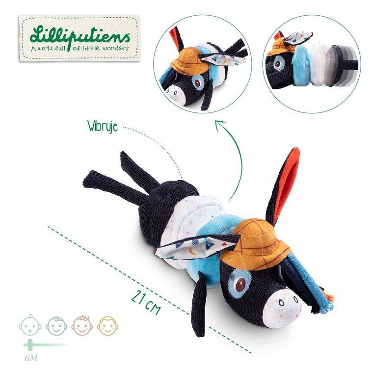 Lilliputiens Zawieszka Osiołek Ignacy Farma 6m+