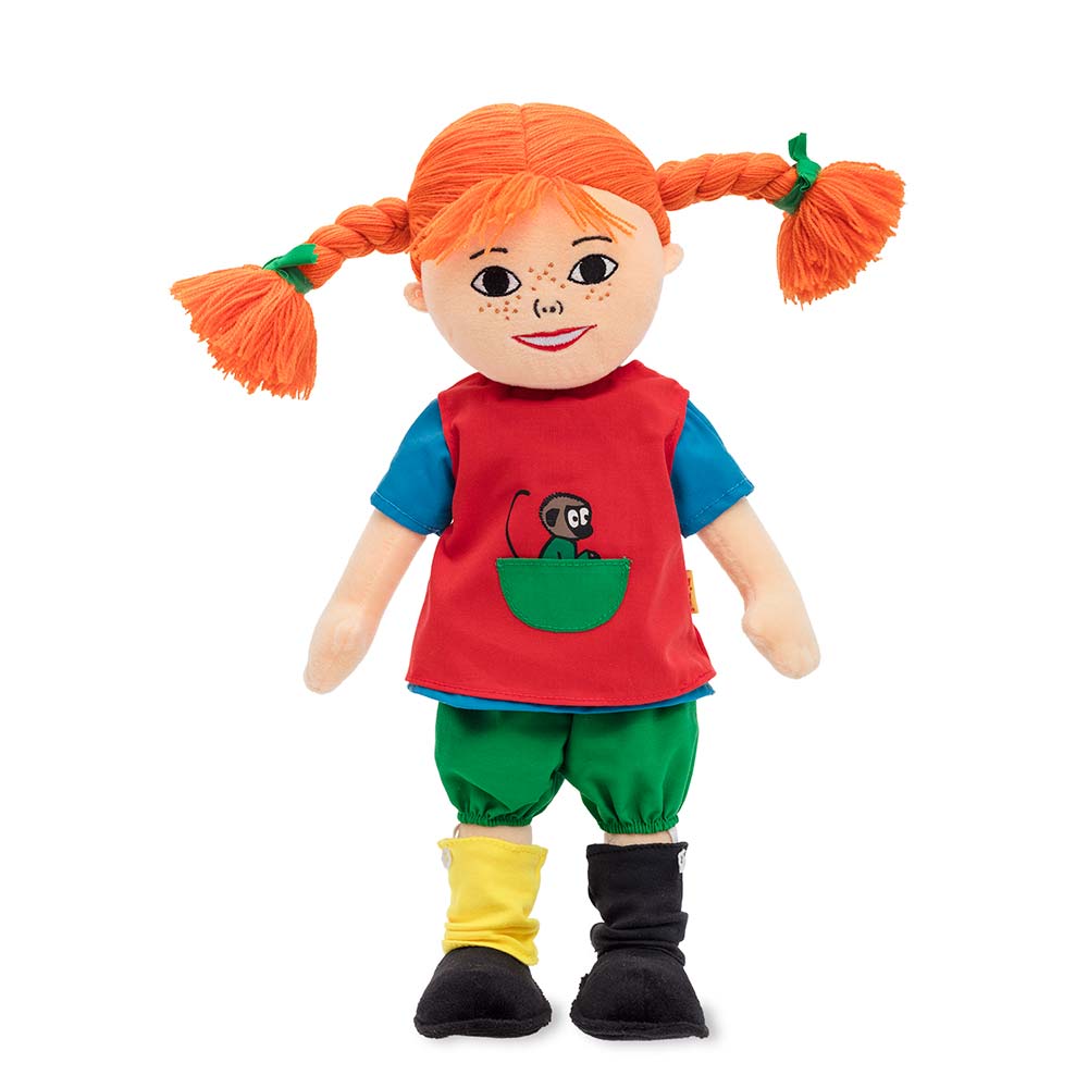 Pippi – Miękka lalka mówiąca Pippi Langstrumpf 40 cm – przytulanka dla dzieci 10 m+