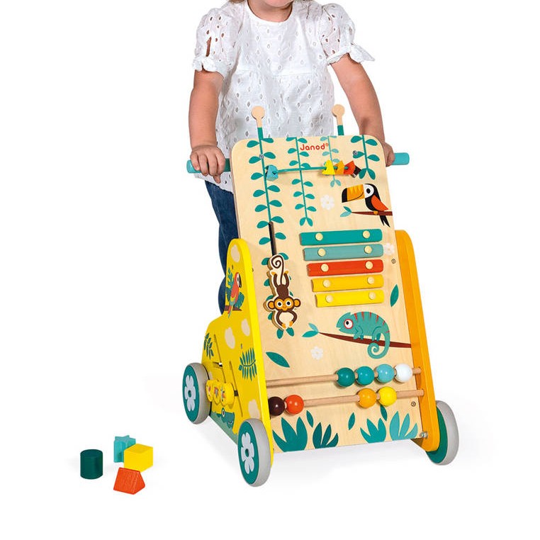 Janod Pchacz Edukacyjny Tropik 12m+