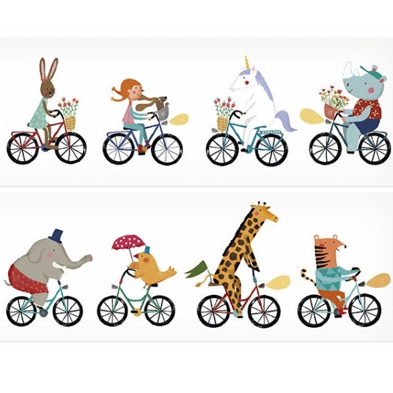 Londji Tatuaże dla dzieci Rowerzyści 10 szt. 3+