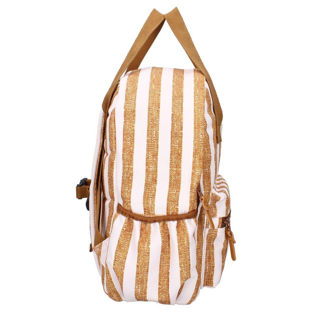 KIDZROOM Plecak dla dzieci L Stripe Frenzy Brown 