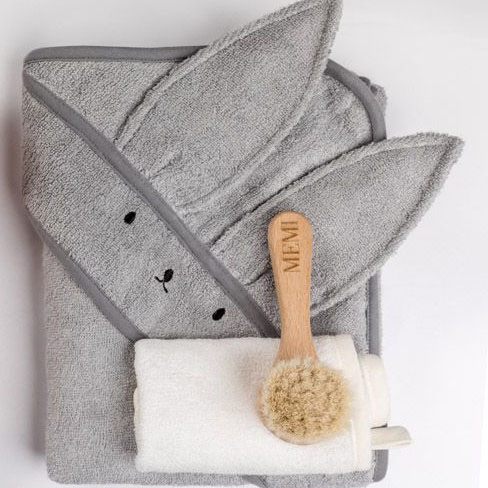 My Memi, Bambusowy ręcznik light grey