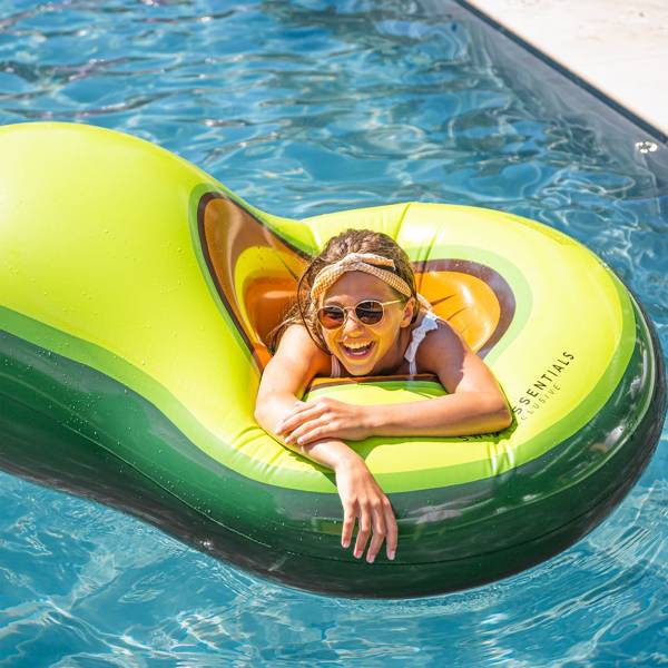 Materac do pływania Avocado z piłką 155cm 60kg | The Swim Essentials