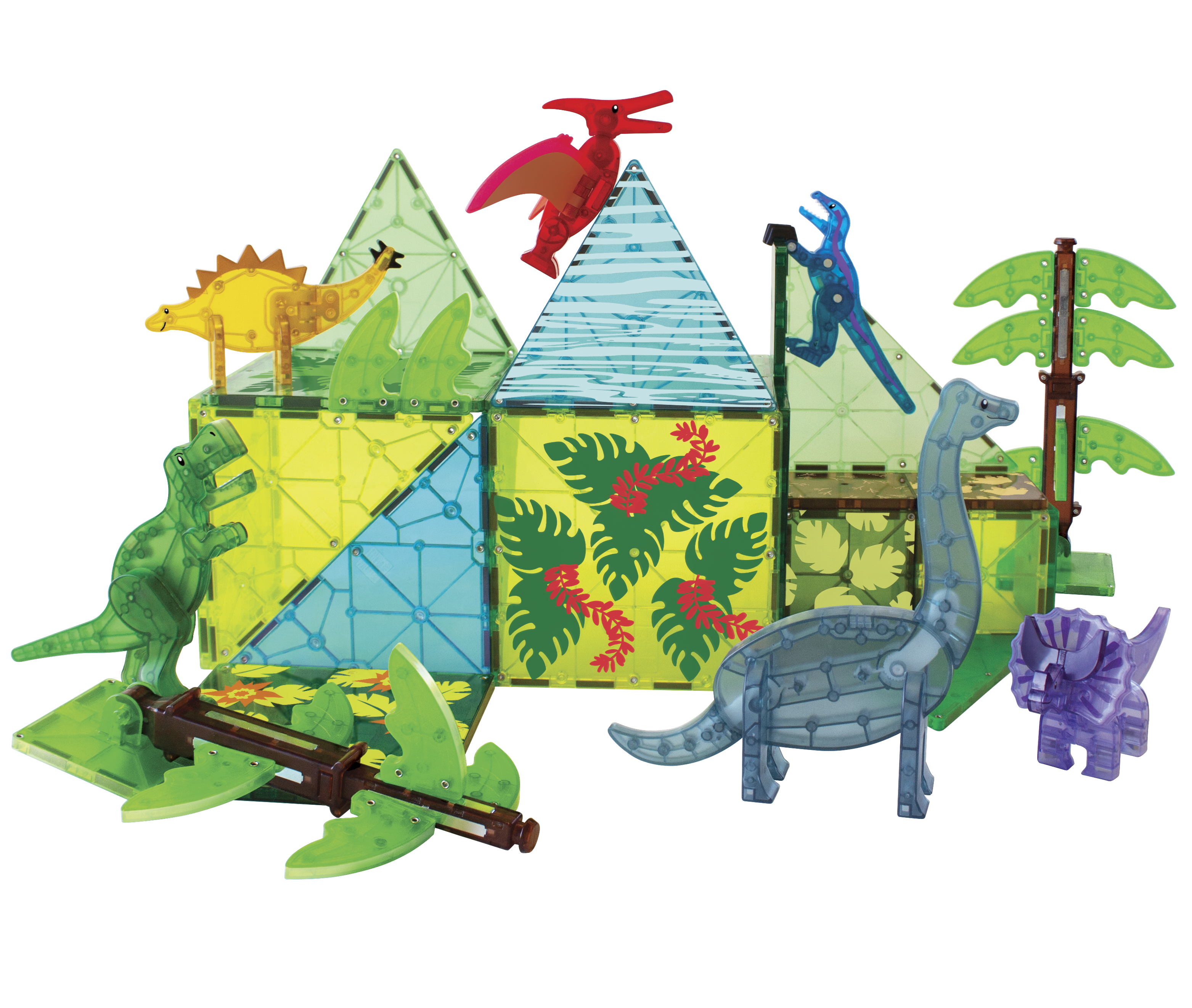 Magna-Tiles Dino World XL Klocki Magnetyczne 50 el. 3+