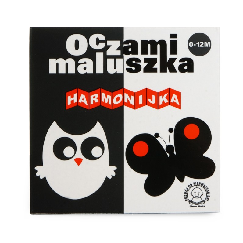 Oczami Maluszka Książeczka Kontrastowa Harmonijka 0+