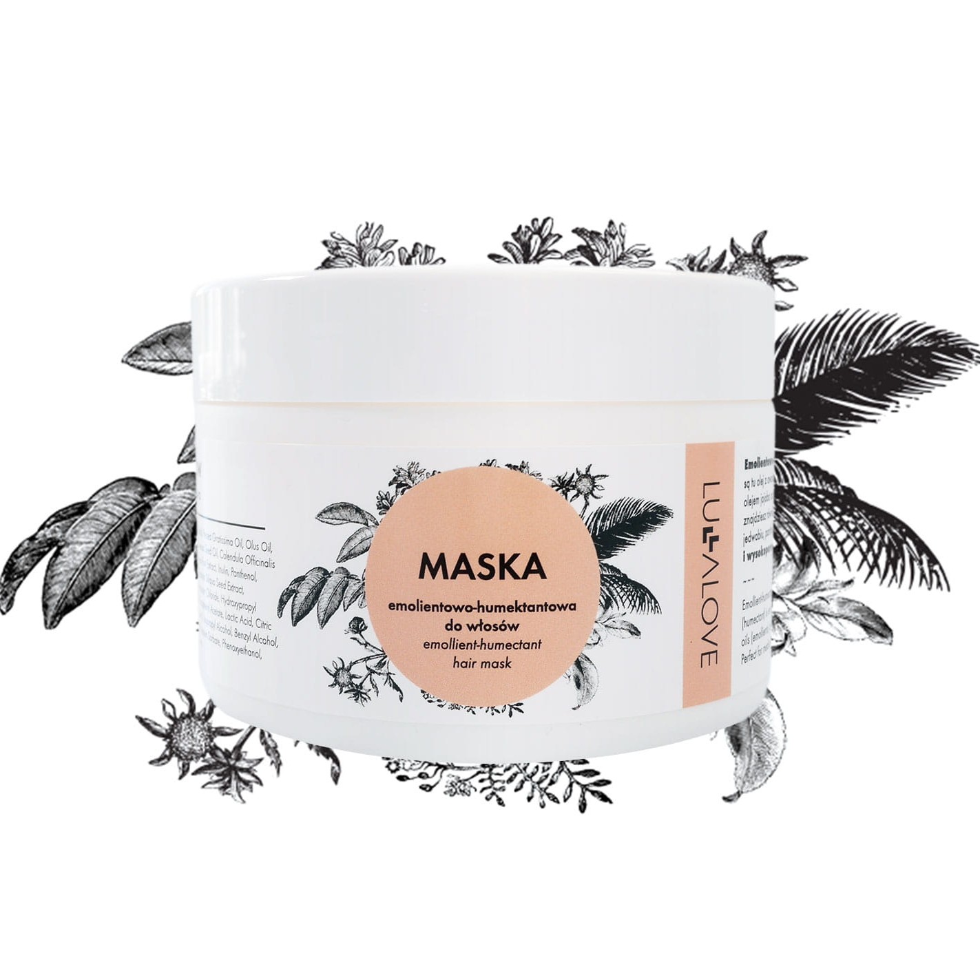 Lullalove Maska Emolientowo-Humektantowa 300ml