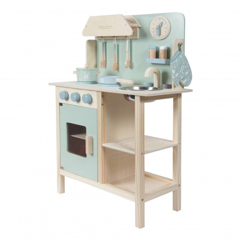 Little Dutch Drewniana Kuchnia Edukacyjna 3+ | Pastelowa