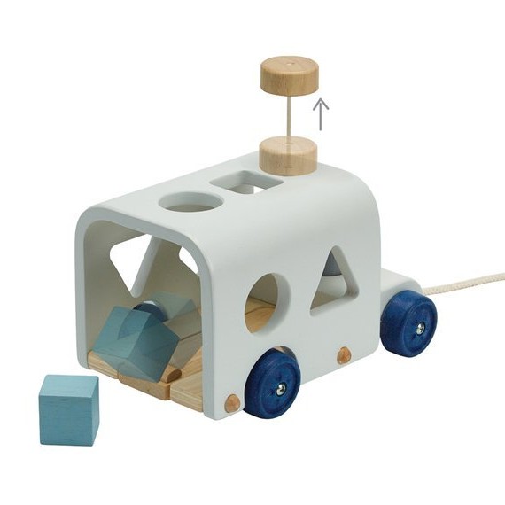 Plan Toys Autobus Sorter Kształtów 12m+