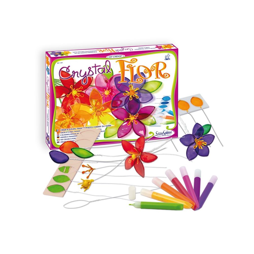 SentoSphere Crystal Flor Zestaw do robienia kwiatów 8+