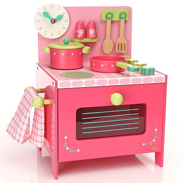 Djeco Drewniana Kuchnia Lili Rose 4+ z Akcesoriami