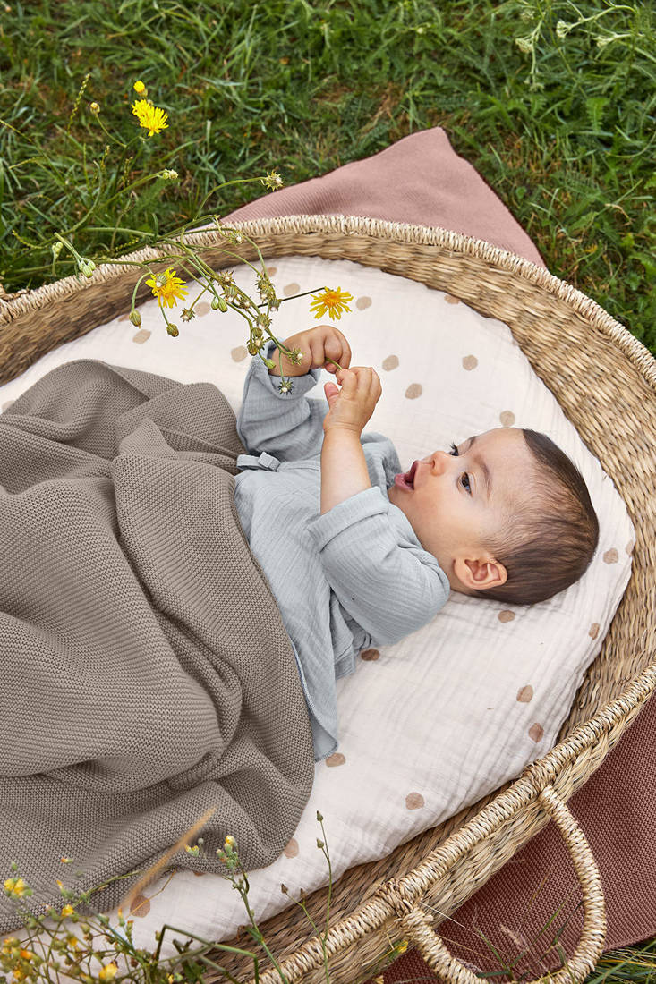 Lassig Muślinowy Otulacz-Kocyk Biobawełna 3szt 0+ Little Mateys