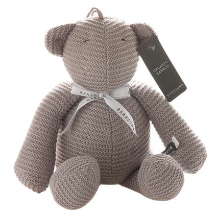 Bamboom Miękki miś z pozytywką 40cm szary 0+