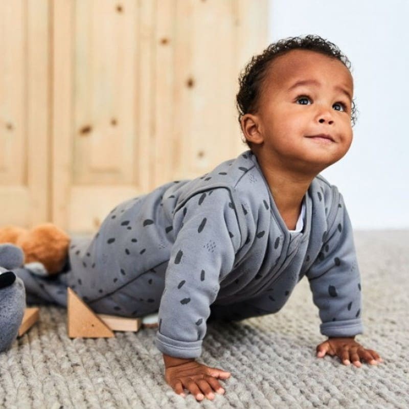 Jollein Śpiworek całoroczny Spot STORM GREY 110 cm