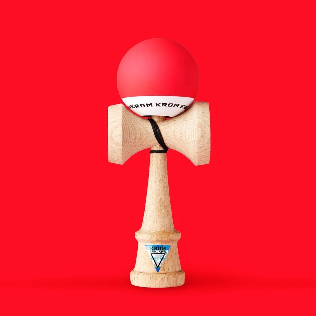 Krom Kendama POP Red - Zabawka Zręcznościowa 6+
