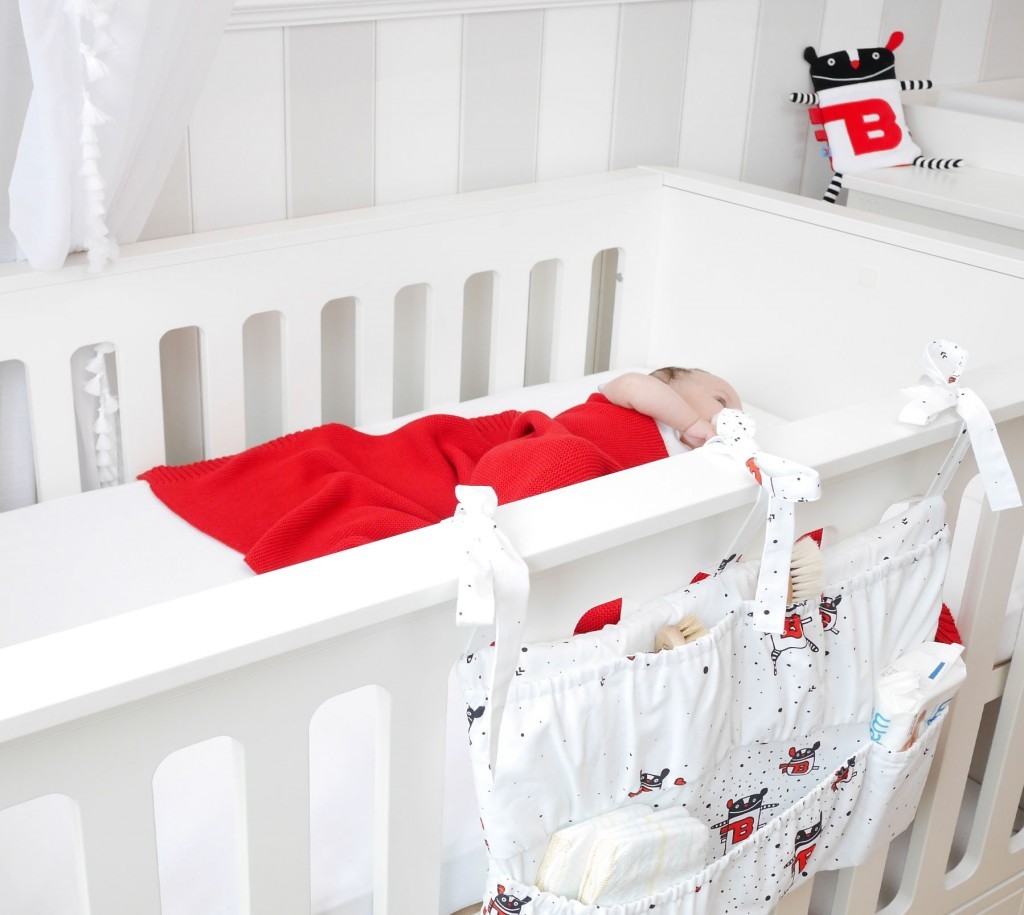 Lullalove Organizer na łóżeczko MRB - Praktyczny | Niemowlęcy