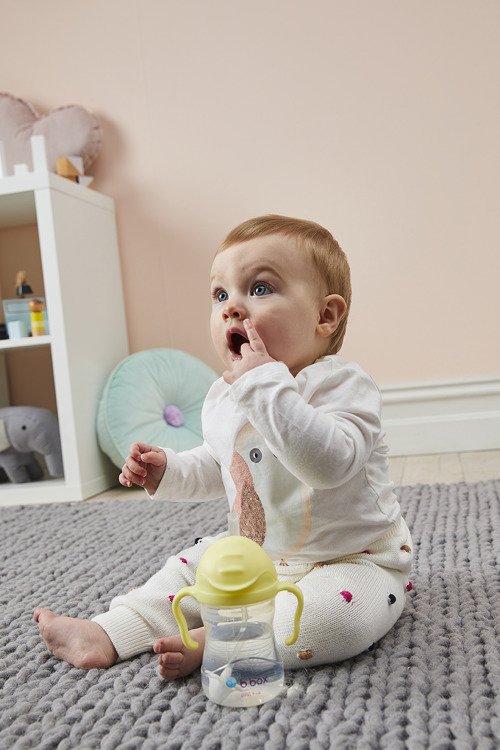 B.Box, Bidon ze słomką 240 ml, Gelato Banana Split