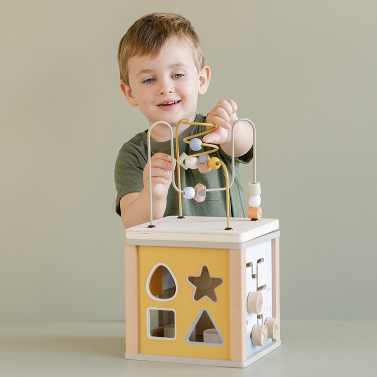 Little Dutch Kostka Aktywizująca Little Goose Mięta 18m+