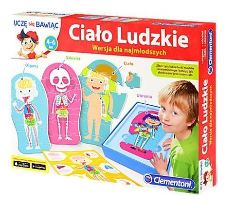 Clementoni Gra o ciele ludzkim dla dzieci 4+ | Edukacyjna