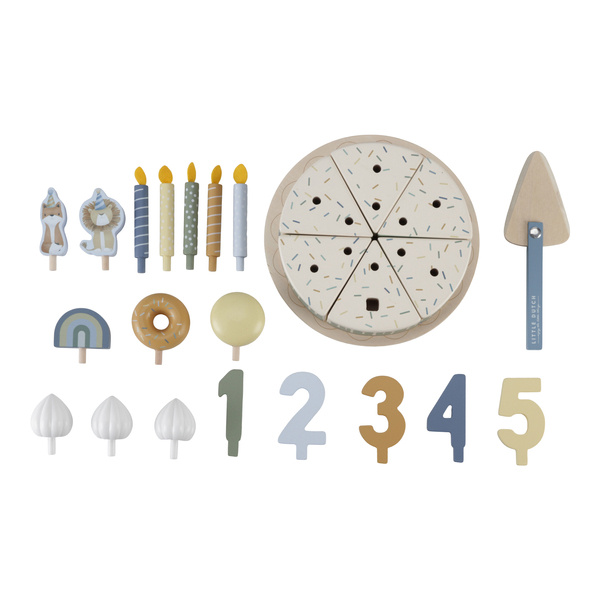 Little Dutch Torcik Urodzinowy Błękitny 3+ lat