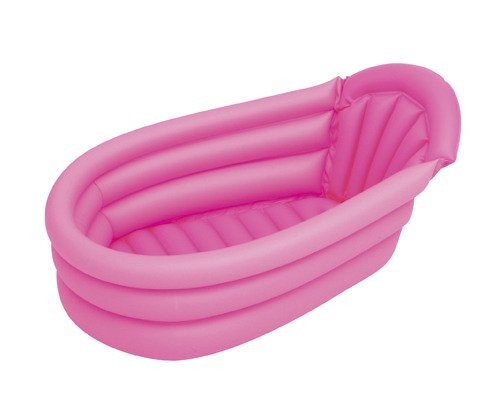 Kiokids Dmuchana Wanienka Różowa Podróżna 0+