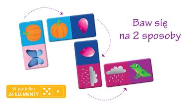 Kapitan Nauka Domino Kolory Gra Logiczna 3+