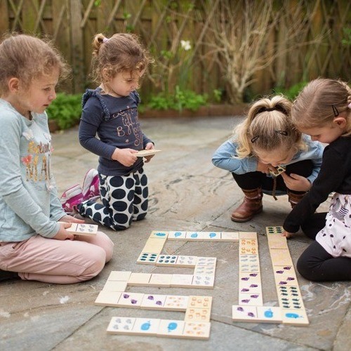 BS Toys Domino Drewniane Zwierzątka 4+