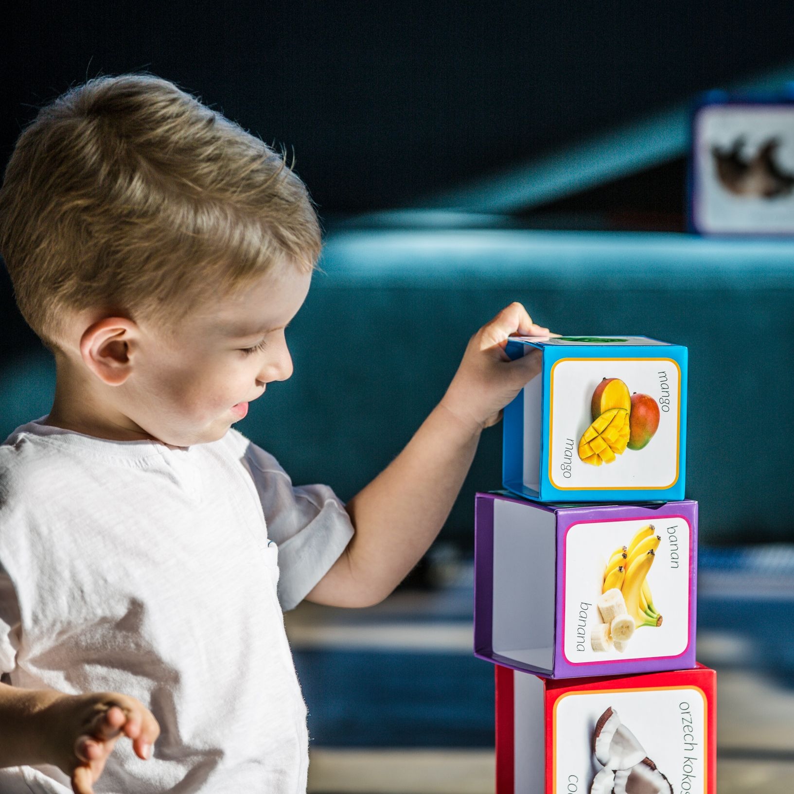 Piramida Zabaw Owoce i Warzywa 12el 1+