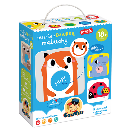 Puzzle z dziurką Maluchy 18m+
