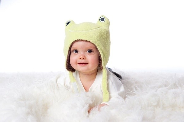 FlapJack Czapka Zimowa Dwustronna Żabka/Miś 6m-3l