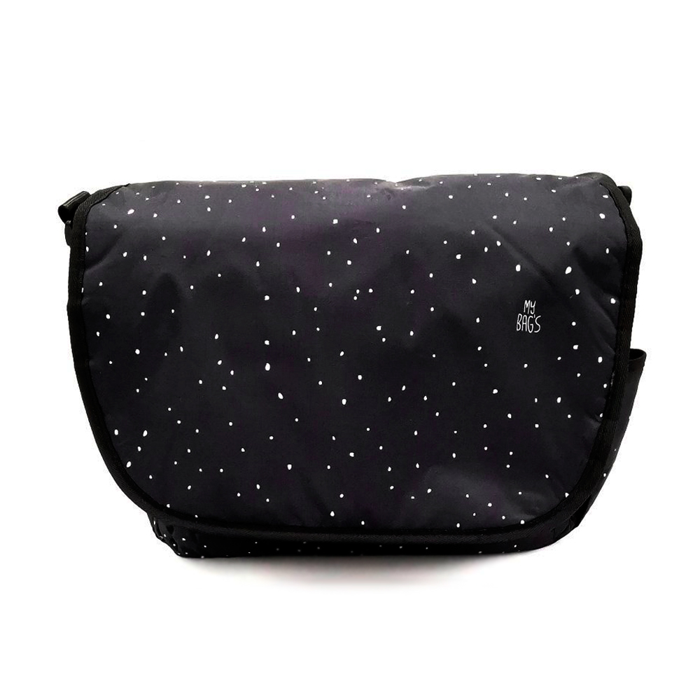 My Bag's, Torba do wózka Flap Bag Confetti Black