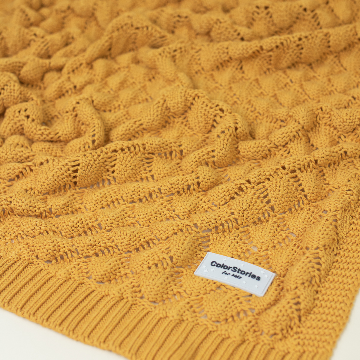 ColorStories Kocyk bambusowy Soft Bamboo musztardowy 0-2 lata