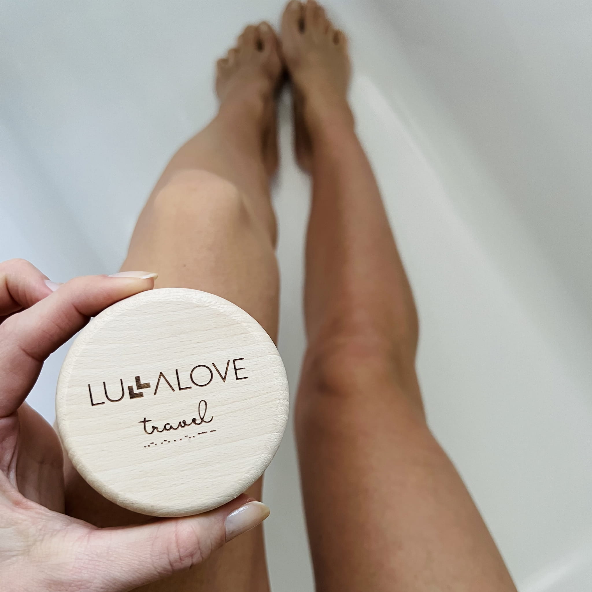 Lullalove Szczotka travel - kokos i tampico