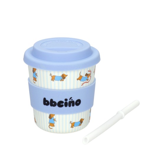 BBCino Kubek Dziecięcy Dash in Blue 240 ml Babycino 12+