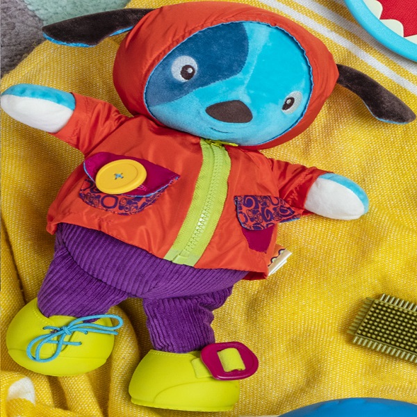 Btoys Giggly Zippies Woofy - Piesek do nauki ubierania 1+
