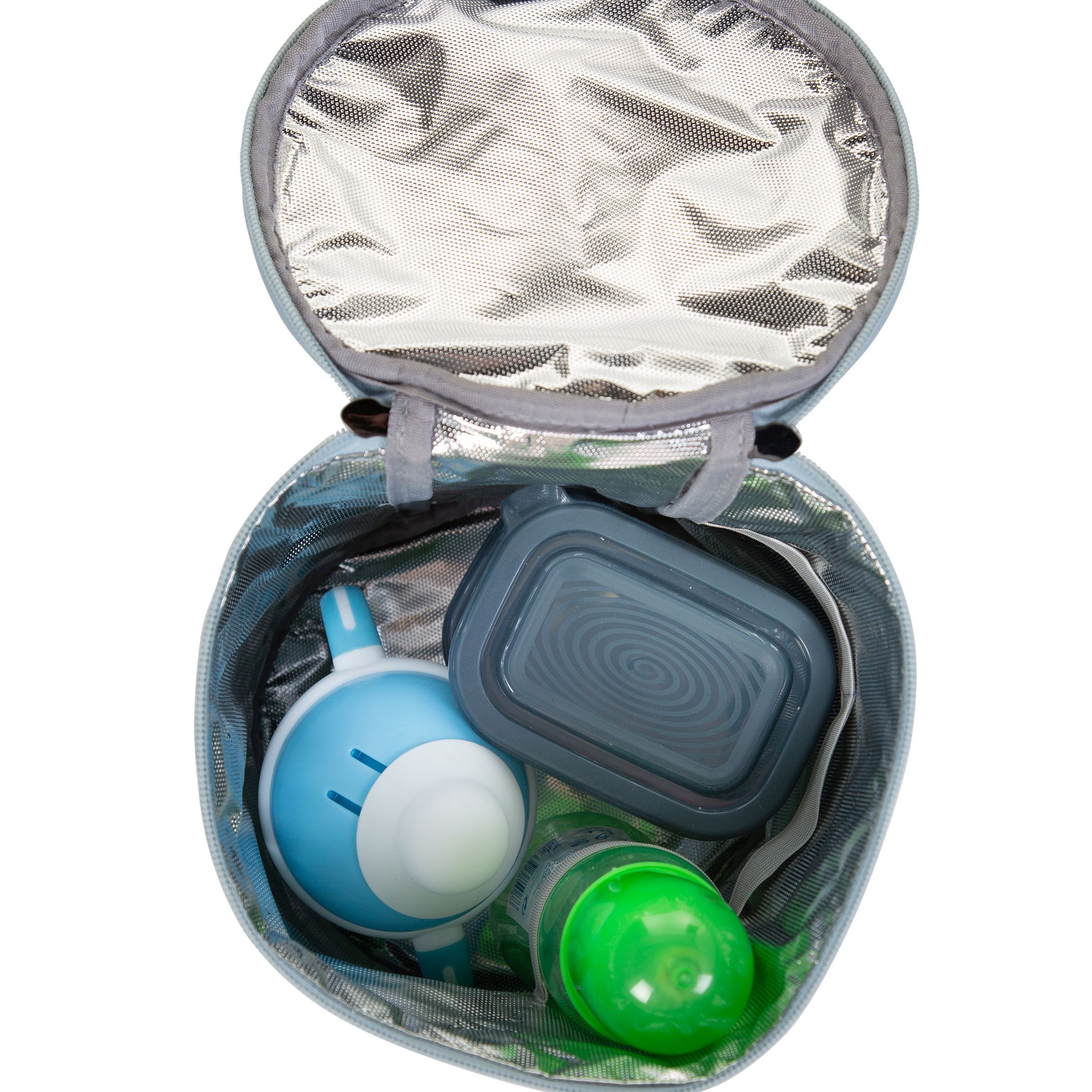 Childhome Śniadaniówka My Lunchbag Szara - termoizolacyjna 18cm