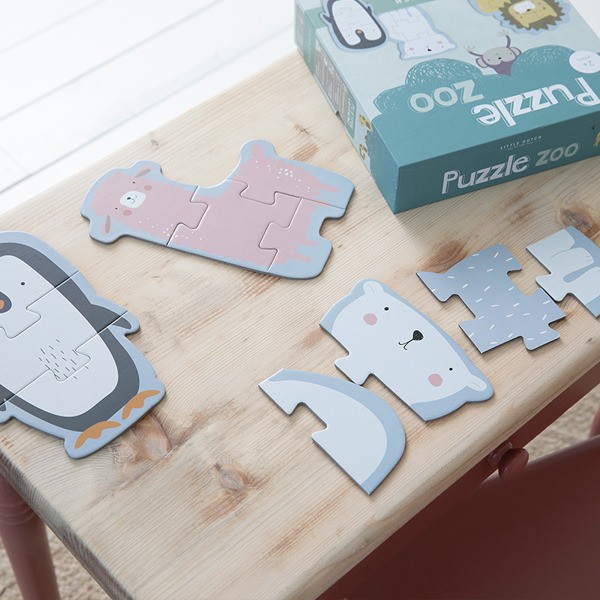 Little Dutch, Puzzle Zoo-6 elementów
