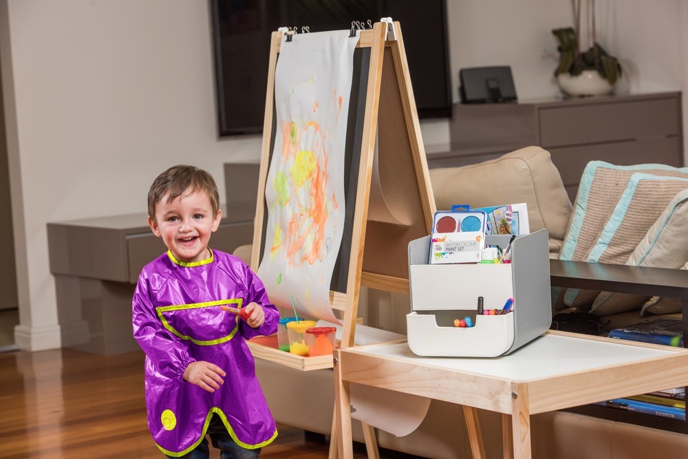 B.Box Fartuszek wodoodporny z rękawami 6-24 m Passion Splash