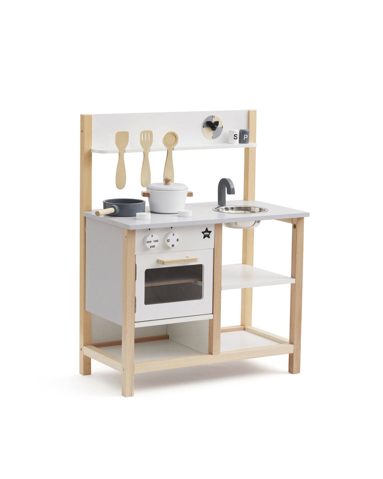 Kid's Concept Kuchnia Dziecięca KID'S HUB Natural White Drewniana 3+