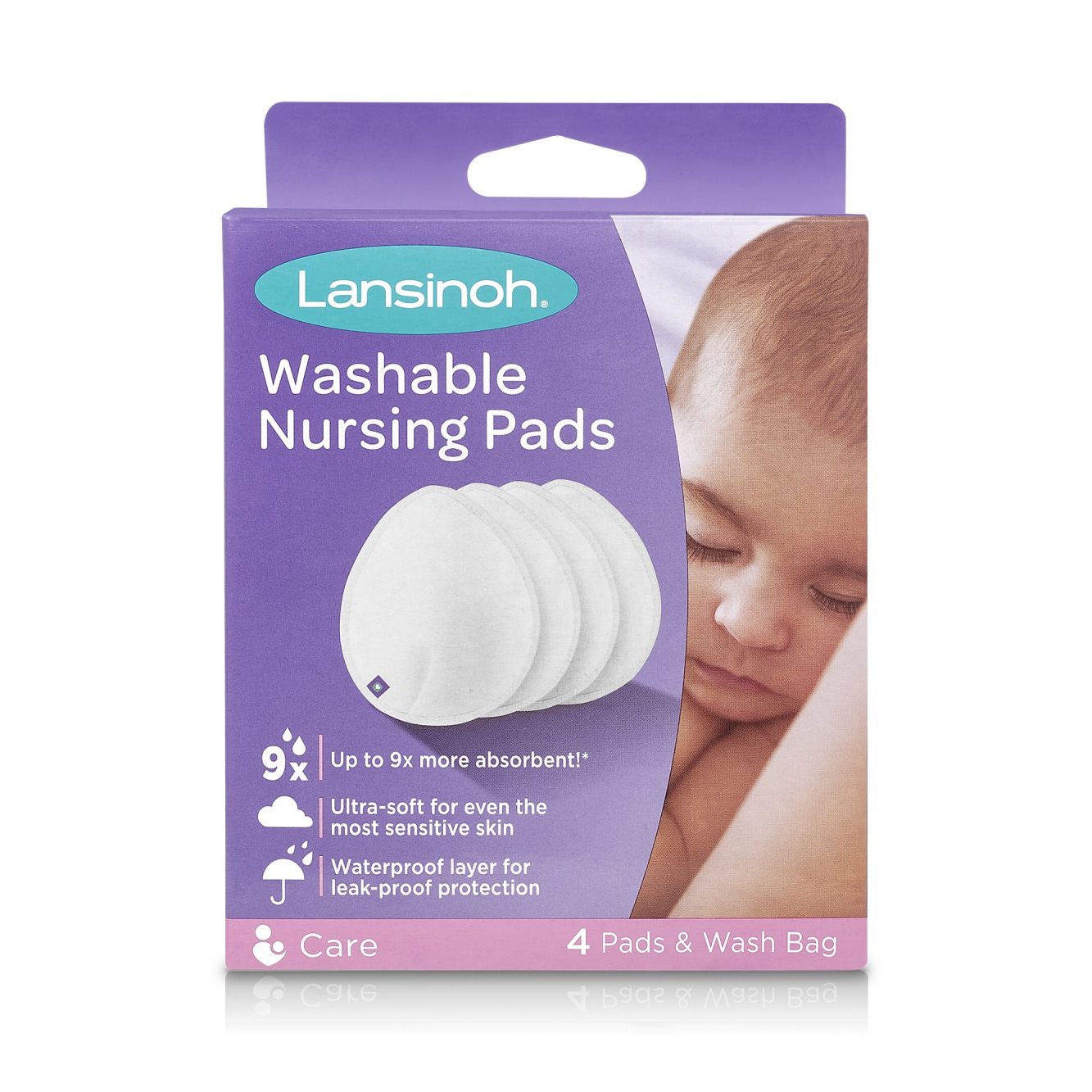 Lansinoh, Wkładki laktacyjne wielorazowego użytku, 4 szt.
