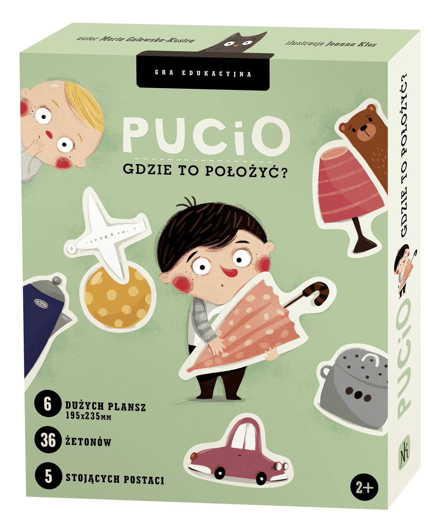 Gra Pucio: Gdzie to położyć? - Logopedyczna, 3+ | Nasza Księgarnia