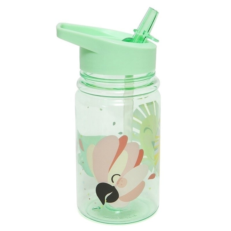 Petit Monkey Bidon Lew/Papuga/Krokodyl 400ml Mint Pastel