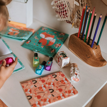 Janod Miękki notesik lisek/jednorożec 7+ lat