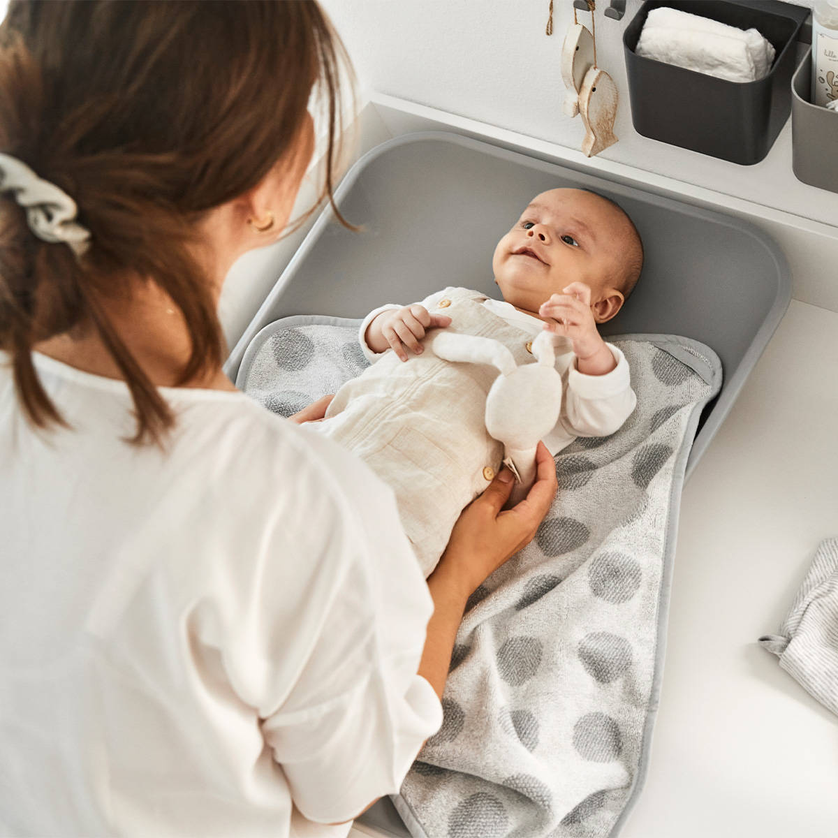 Leander Przewijak Matty Perłowy Szary