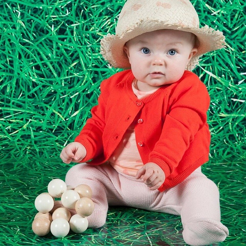 Manhattan Toy Drewniana zabawka motoryczna z perełkami 3m+