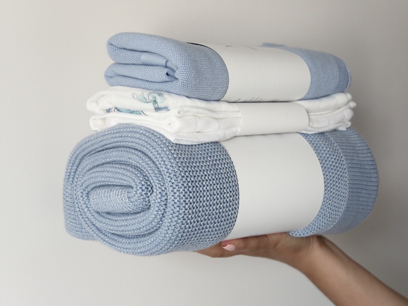 My Memi Bambusowy Kocyk 80x100 Baby Blue 0+