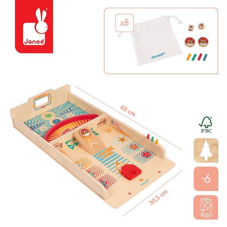 Janod Bilard holenderski Gra zręcznościowa 6+