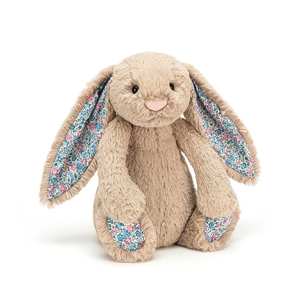 Jellycat Królik Beżowy Kolorowe Uszy 18cm
