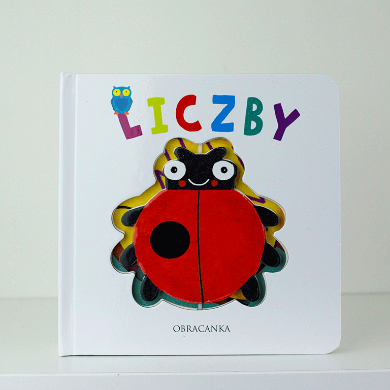 Liczby Obracanka Edukacyjna Książeczka 1+