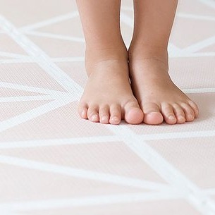 Toddlekind Mata Piankowa Puzzle Nordic Vintage Nude Pink 120x180cm